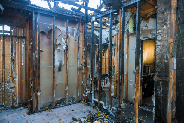 Professional Fire Damage Repair technician working in Bishopville, SC